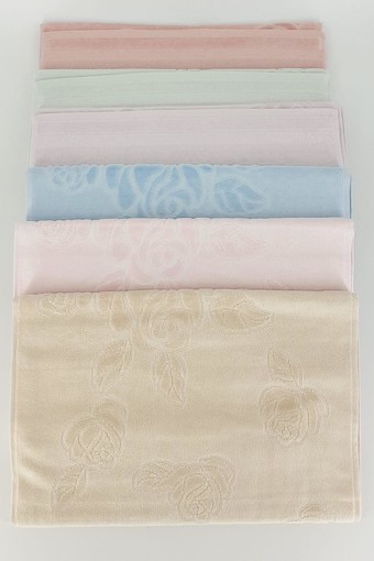 FIESTA - Fiesta İşlemelik Havlu Soft Kadife Jakarlı Etamin 50x90