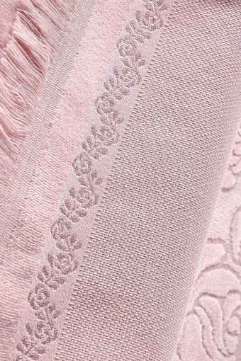 FIESTA - Fiesta İşlemelik Havlu Soft Kadife Jakarlı Etamin Saçaklı 50x90 (1)