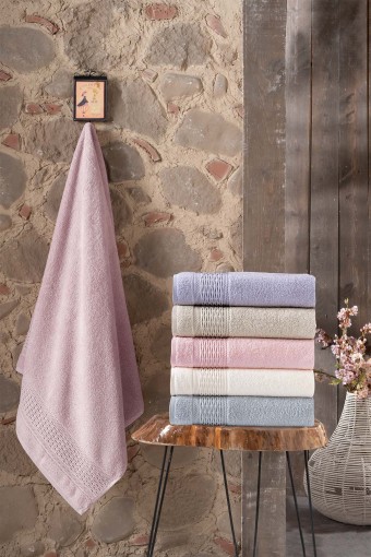 FIESTA - Fiesta Jakarlı Eftalya Banyo Havlusu 70x150