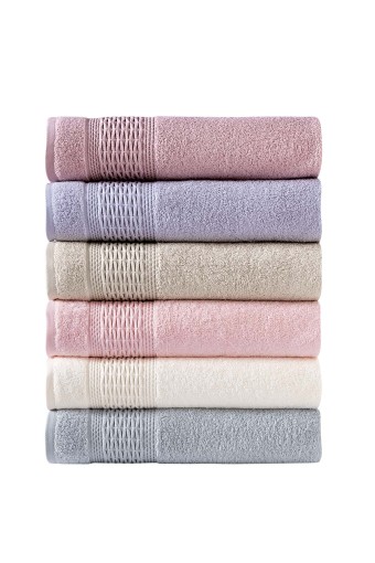 FIESTA - Fiesta Jakarlı Eftalya Banyo Havlusu 70x150 (1)