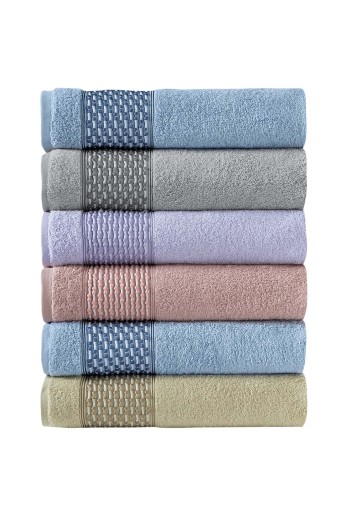 FIESTA - Fiesta Jakarlı Fiyonk Banyo Havlusu 90x150 (1)