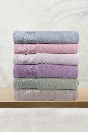 FIESTA - Fiesta Jakarlı Yıldız Banyo Havlusu 90x150