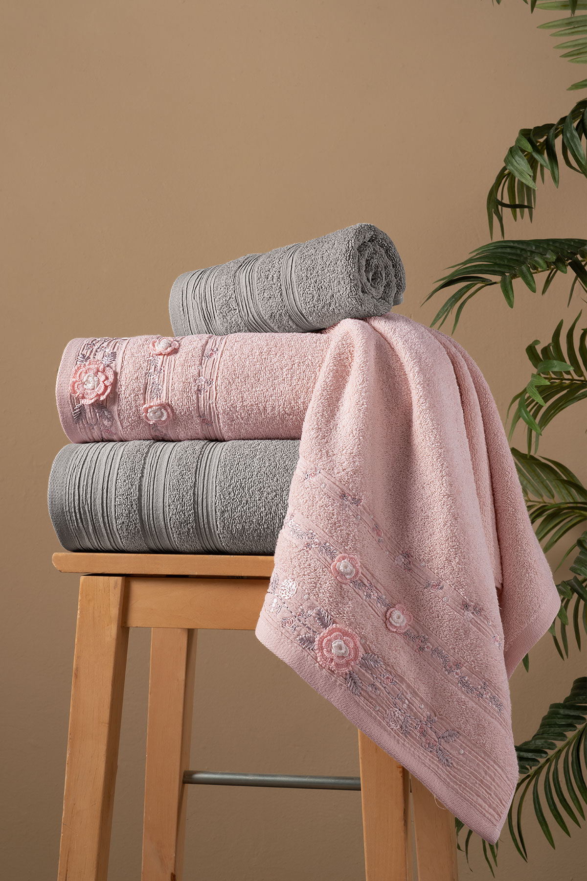 Fiesta Luxury 4 Parça Hamam Takımı - Thumbnail