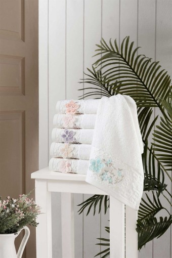 FIESTA - Fiesta Mutfak Havlusu Bambu 3D Papatya 30x50 Kutulu (1)