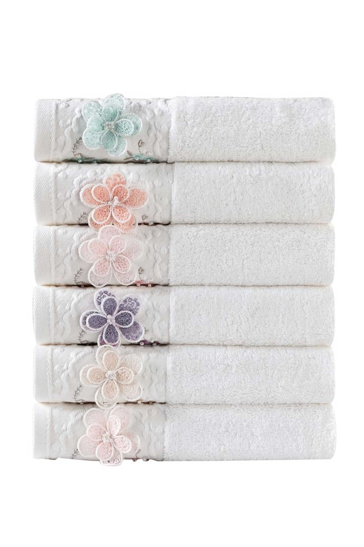 Fiesta Mutfak Havlusu Bambu 3D Papatya 30x50 Kutulu - Thumbnail