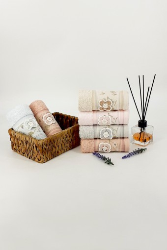 FIESTA - Fiesta Mutfak Havlusu Defne Nakışlı Bambu 30x50 (1)