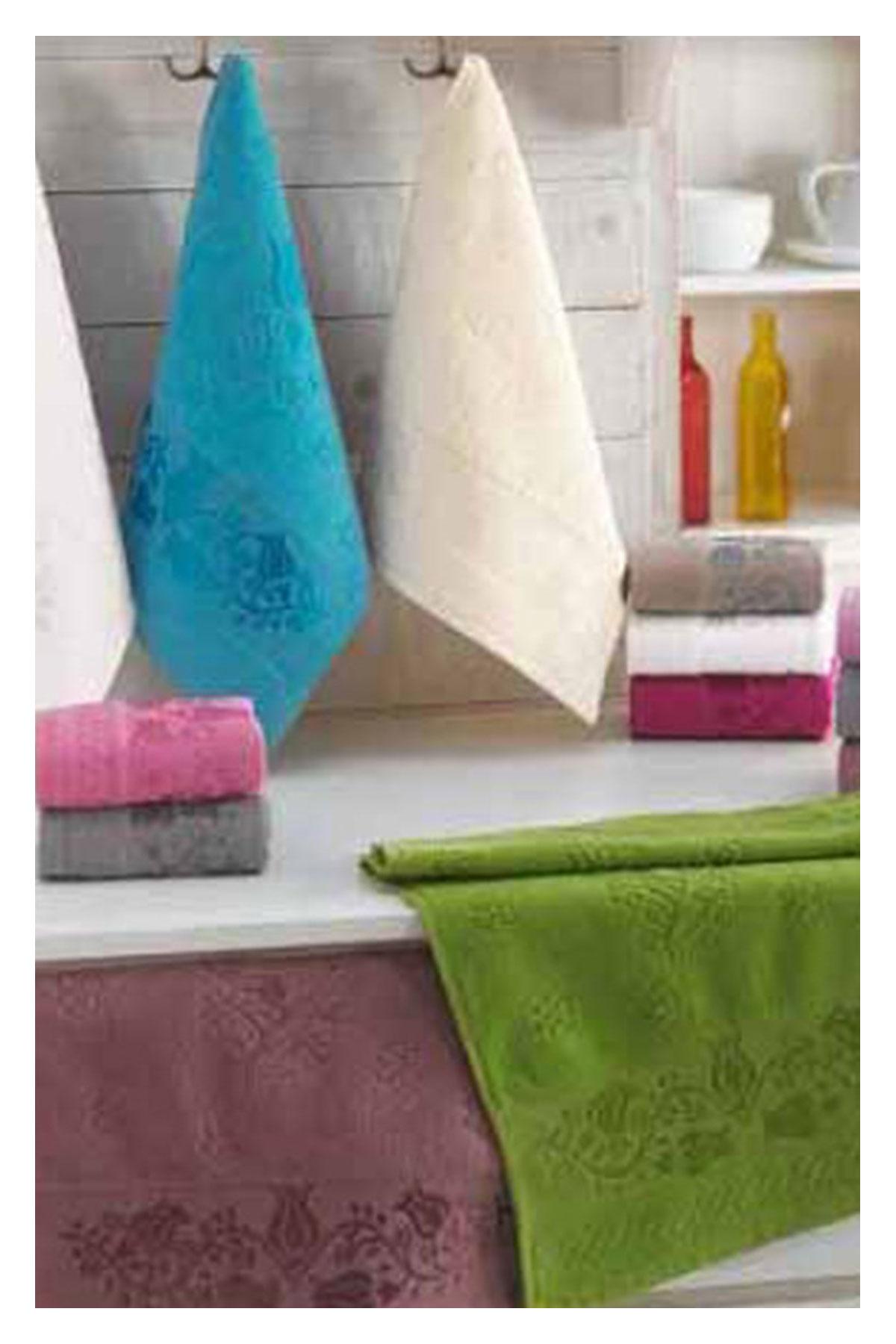 Fiesta Mutfak Havlusu Jakarlı Karma Desenli 30x50 - Thumbnail