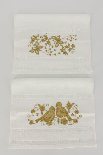 FIESTA - Fiesta Mutfak Havlusu Nakışlı Taşlı 30x50