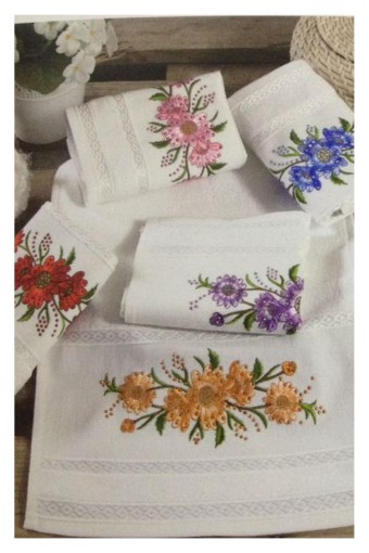 FIESTA - Fiesta Mutfak Havlusu Nakışlı Taşlı 30x50 (1)