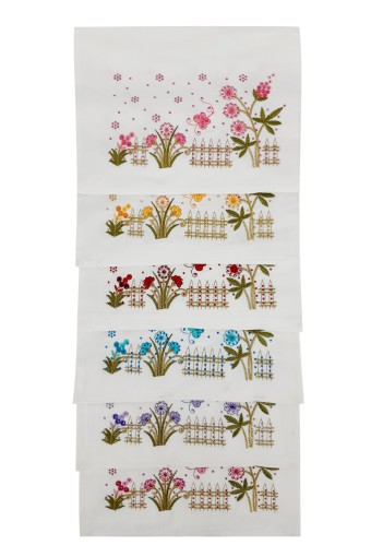 FIESTA - Fiesta Mutfak Havlusu Nakışlı Taşlı Soft Kadife Motif 22 30x50 (1)