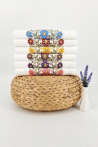 FİESTA - Fiesta Nakışlı Mutfak Havlusu Soft 30x50 Motif 18