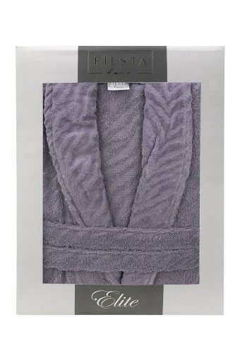 FIESTA - Fiesta Unisex Bornoz Kısmı Kadife Jakarlı Pamuklu (1)