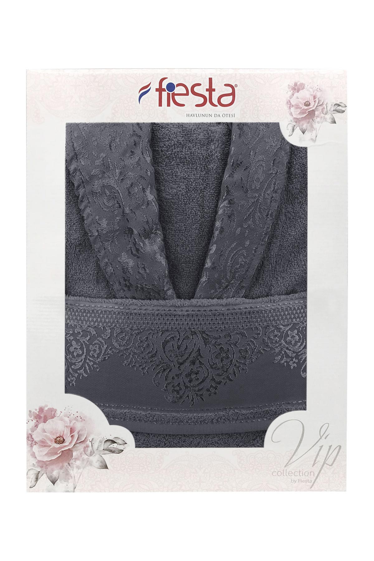 Fiesta Unisex Bornoz Pamuklu - Thumbnail