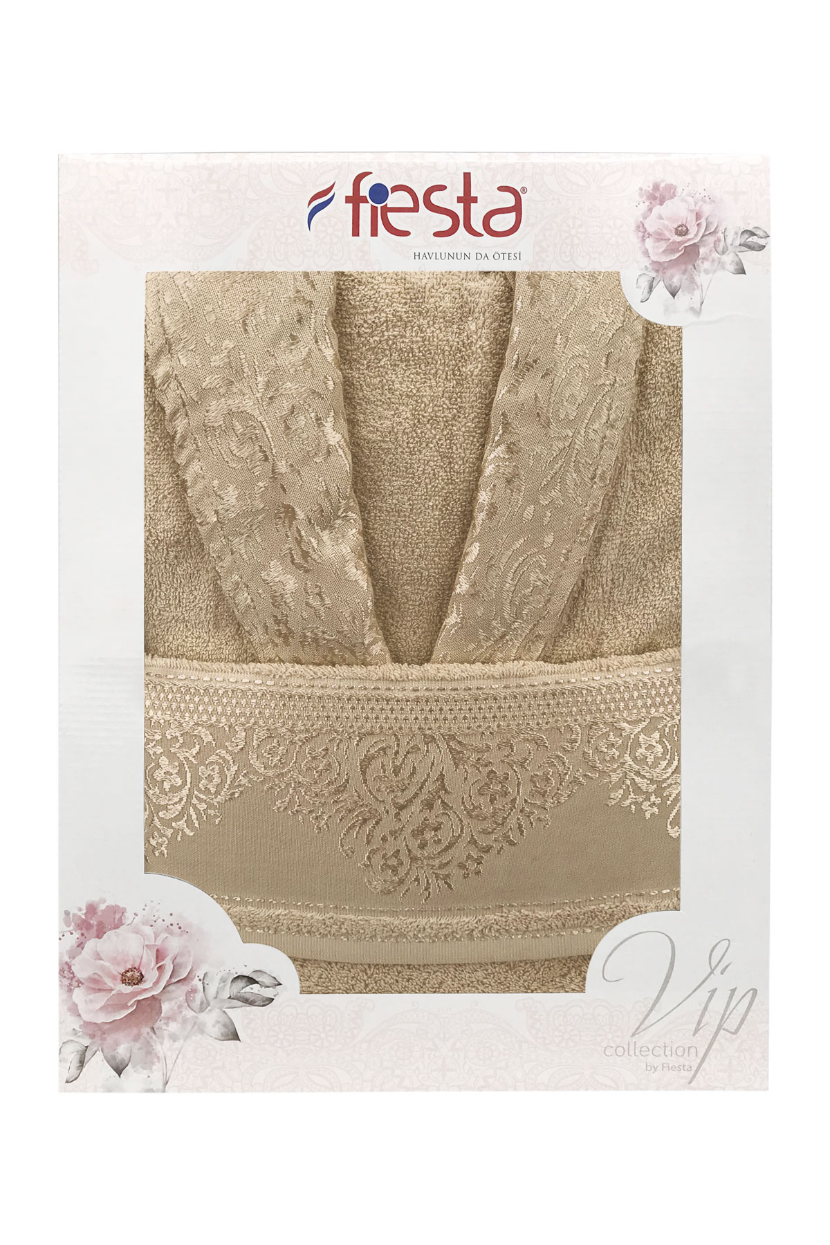 Fiesta Unisex Bornoz Pamuklu - Thumbnail