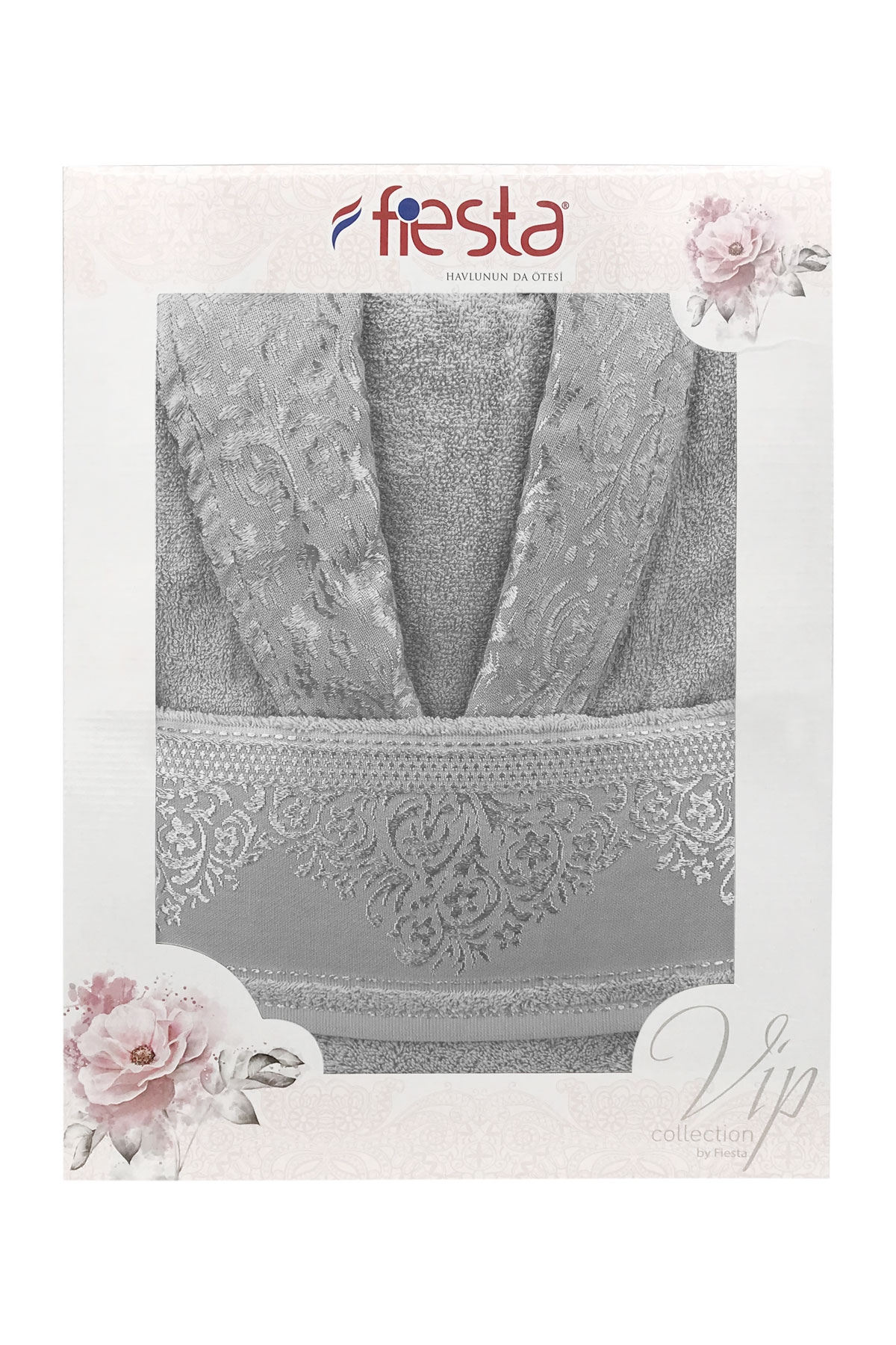 Fiesta Unisex Bornoz Pamuklu - Thumbnail