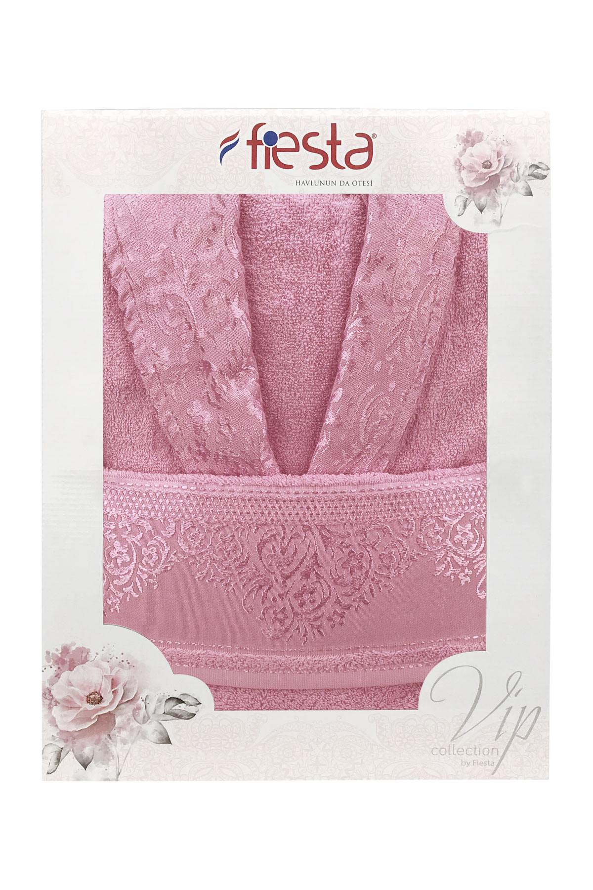 Fiesta Unisex Bornoz Pamuklu - Thumbnail