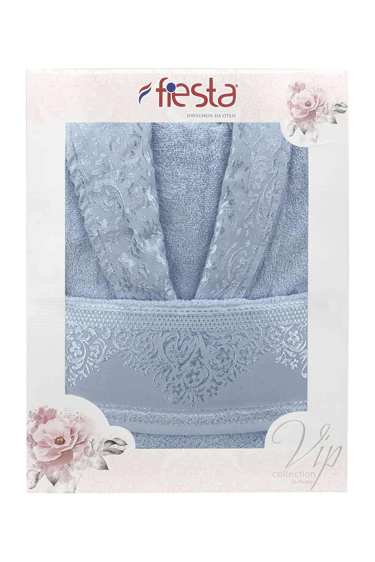 Fiesta Unisex Bornoz Pamuklu - Thumbnail