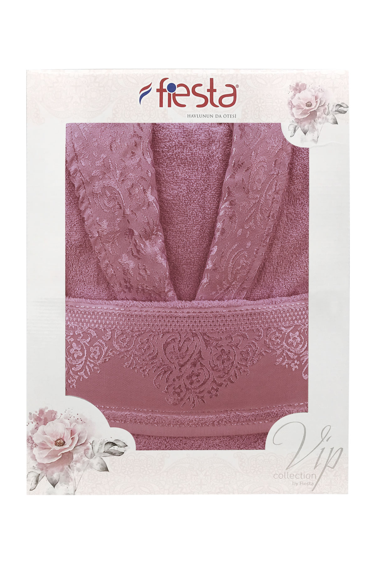 Fiesta Unisex Bornoz Pamuklu - Thumbnail