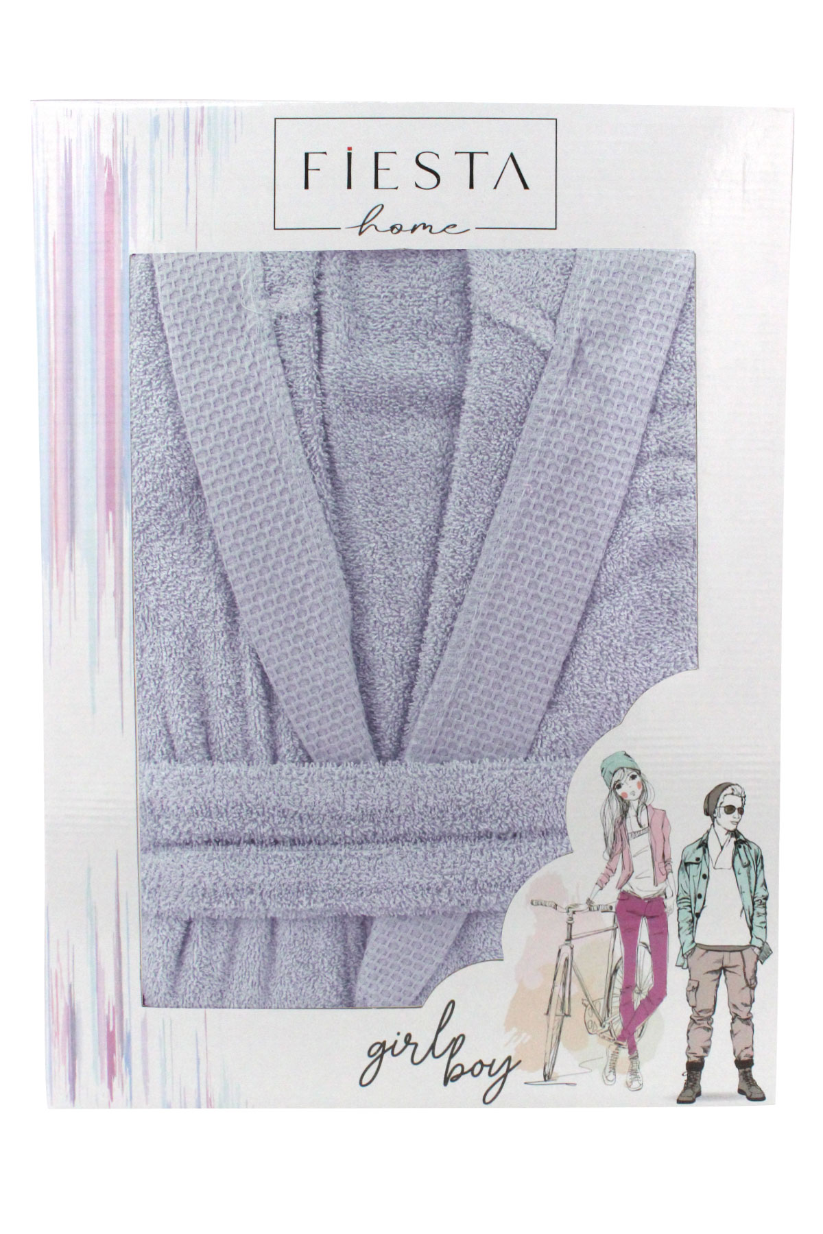 Fiesta Unisex Garson Bornoz Pamuklu - Thumbnail