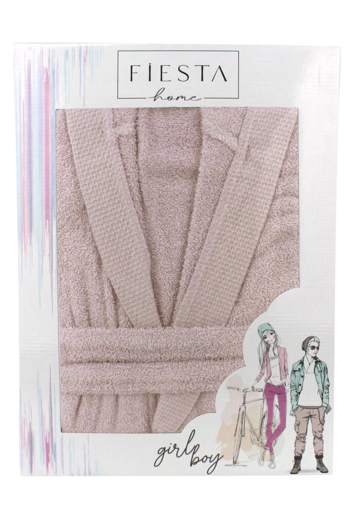 Fiesta Unisex Garson Bornoz Pamuklu - Thumbnail