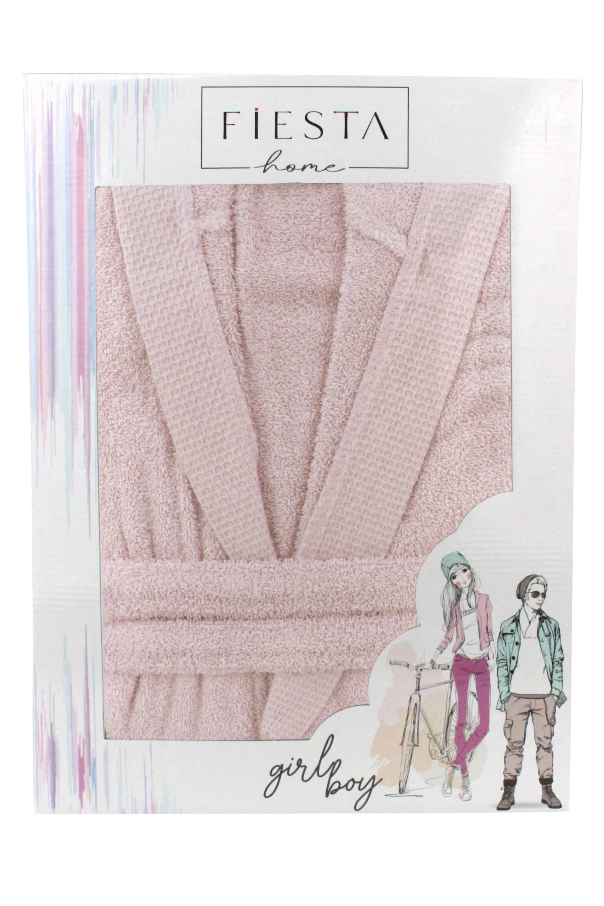 Fiesta Unisex Garson Bornoz Pamuklu - Thumbnail