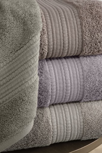 FİESTA - Fiesta Zero Twist Jakarlı Havlu %100 Pamuk 50X90 (1)