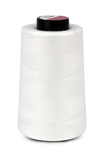 FIRAT - Fırat No:120 Polyester Dikiş İpliği 5000 Yar 4560 Mt - Beyaz - STD