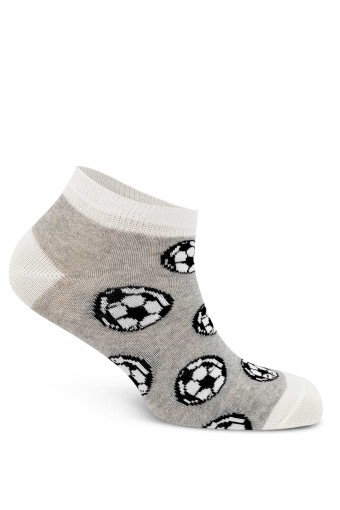 FIRST - First Erkek Çocuk Patik Çorap Desenli 3'lü - Asorti - 7-8