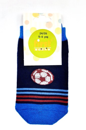 FIRST - First Erkek Çocuk Patik Çorap Futbol Topu - Asorti - 11