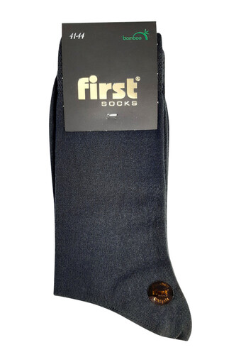 FIRST - First Erkek Soket Çorap Bambu Dikişsiz Desen:01 (1)