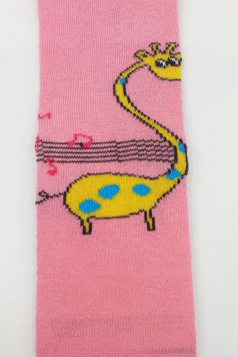 FİRST - First Kız Bebek Külotlu Çorap Zürafa Likralı - Asorti - 1 (1)