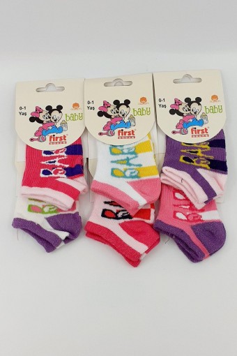 FIRST - First Kız Bebek Patik Likralı (1)