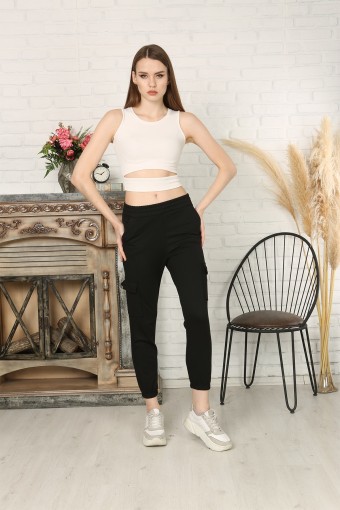 FİTLİFE - Fitlife Kadın Tek Alt Eşofman - Siyah