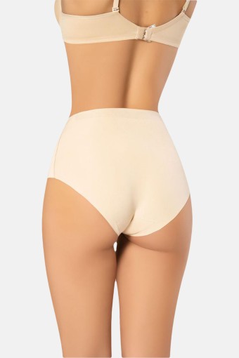 FLEX FIT - Flex Fit Kadın Lazer Kesim Yüksel Bel Silikonlu Bato Slip (1)