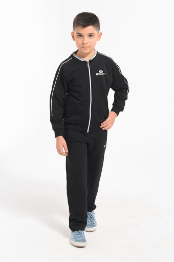 FM TEKSTİL - Fm Erkek Çocuk Eşofman Takımı Yuvarlak Yaka (1)