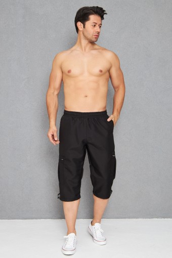 FM TEKSTİL - Fm Erkek Deniz Kaprisi Büyük Beden Micro - Siyah