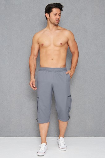 FM TEKSTİL - FM Erkek Deniz Kaprisi Micro - Orta Gri