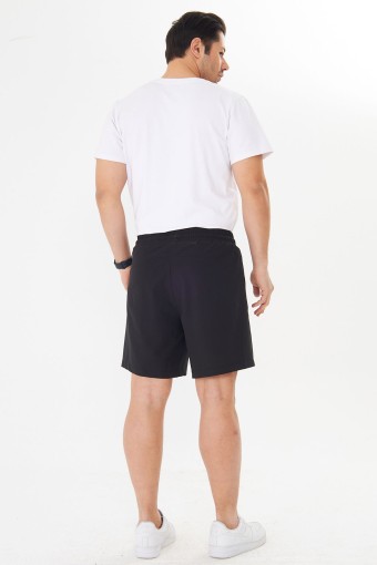 FM TEKSTİL - Fm Erkek Deniz Şortu Büyük Beden Micro - Siyah (1)