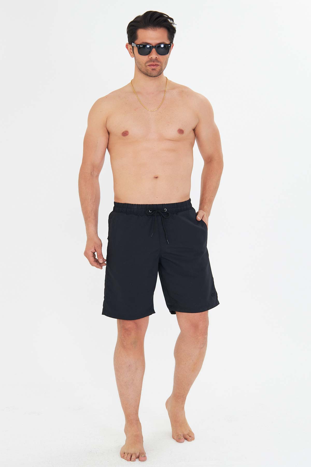 Fm Erkek Deniz Şortu Micro - Lacivert - Thumbnail