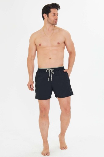 FM TEKSTİL - Fm Erkek Deniz Şortu Micro - Siyah