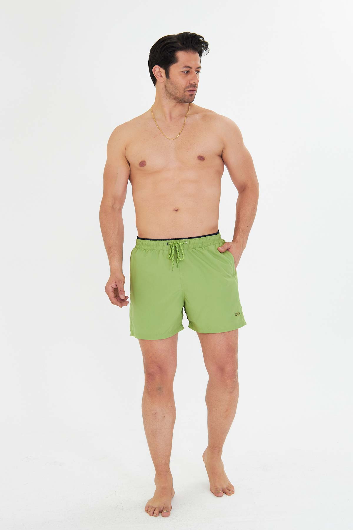 Fm Erkek Deniz Şortu Micro - Siyah - Thumbnail