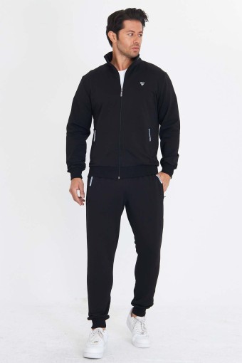 FM TEKSTİL - Fm Erkek Eşofman Takım - Siyah