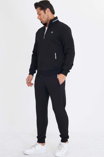 FM TEKSTİL - Fm Erkek Eşofman Takım - Siyah (1)