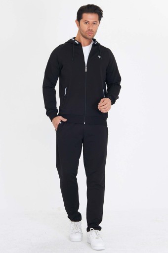 FM TEKSTİL - Fm Erkek Eşofman Takım - Siyah