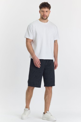 FM TEKSTİL - Fm Erkek Şort Büyük Beden Pamuklu - Antrasit