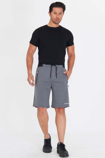 FM TEKSTİL - Fm Erkek Şort Pamuklu - Antrasit