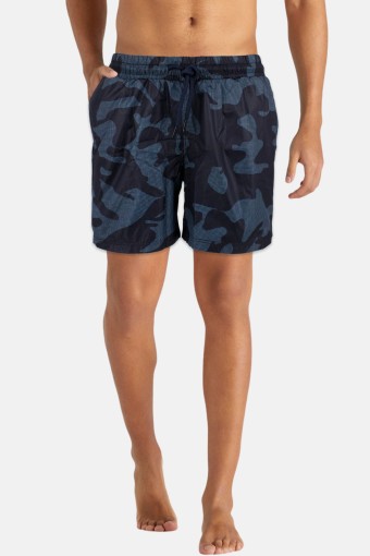 FM TEKSTİL - Fm Erkek Şort Pamuklu Kamuflaj - Siyah