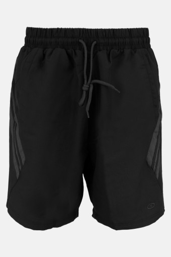 FM TEKSTİL - Fm Erkek Deniz Şortu Lastikli Bağcıklı Büyük Beden - Siyah