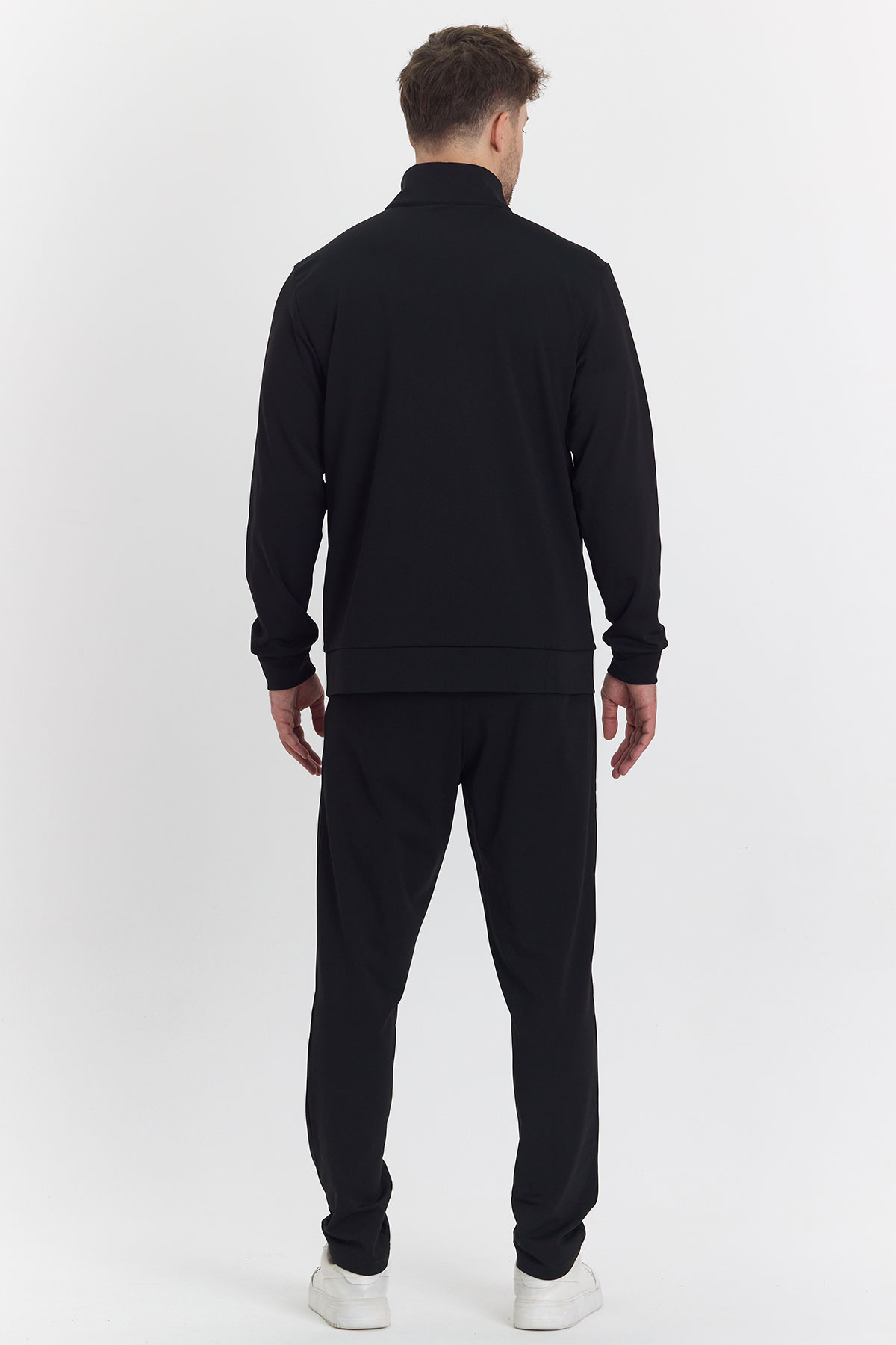 Fm Tekstil Erkek Eşofman Takımı Dalgıç - Siyah - Thumbnail