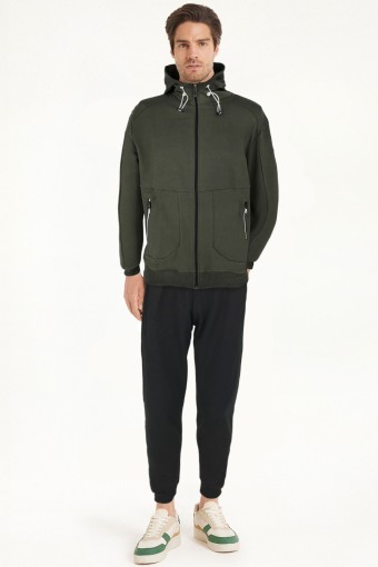 FM TEKSTİL - Fm Tekstil Erkek Eşofman Takımı - Haki Yeşili